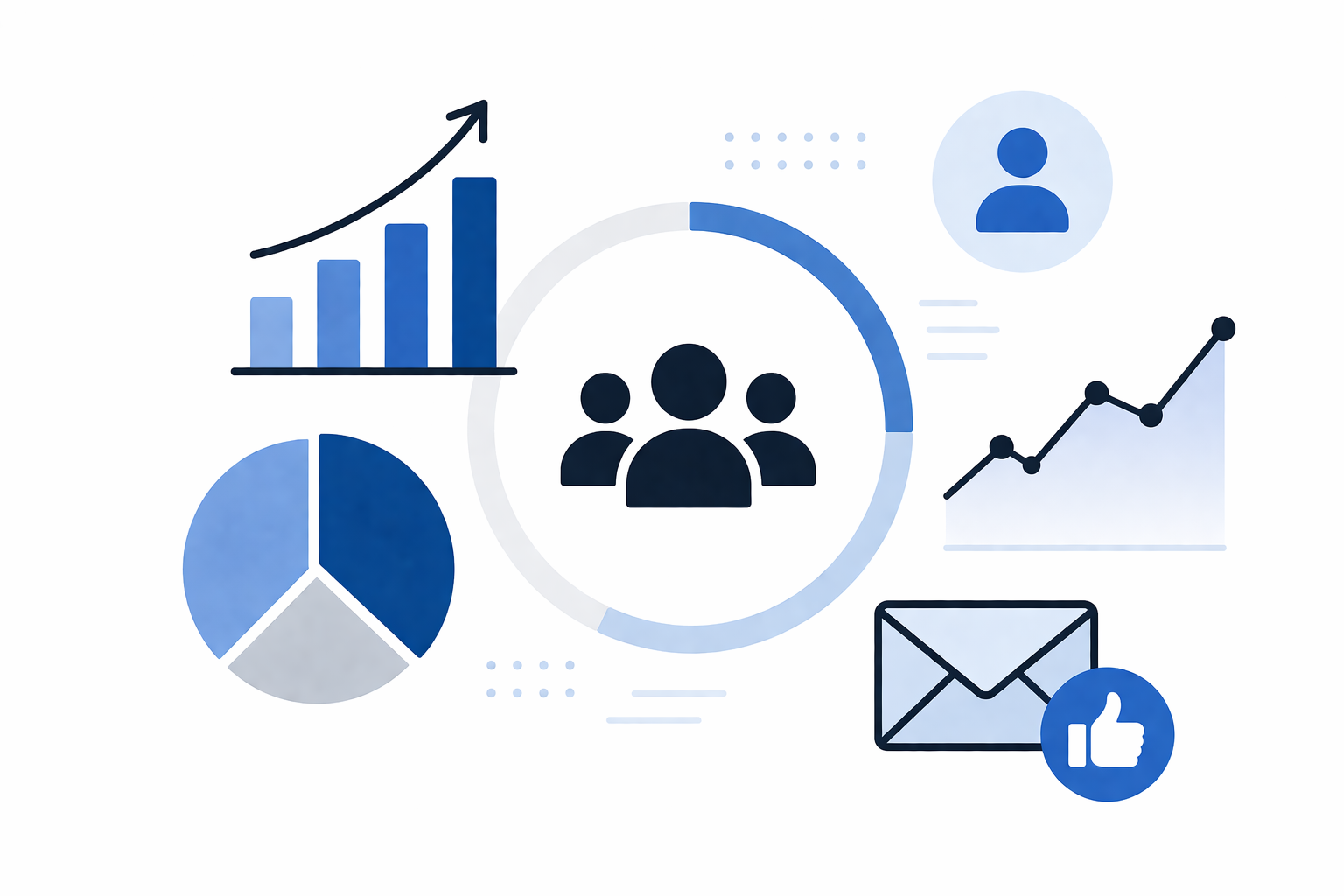 Audience growth and engagement graphic